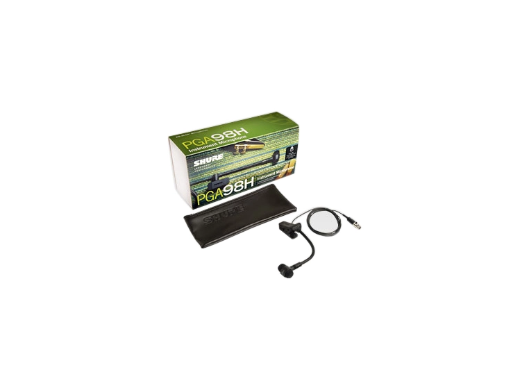 Shure PGA98H-TQG instrumentmikrofon kardioide, med TA4F connector 